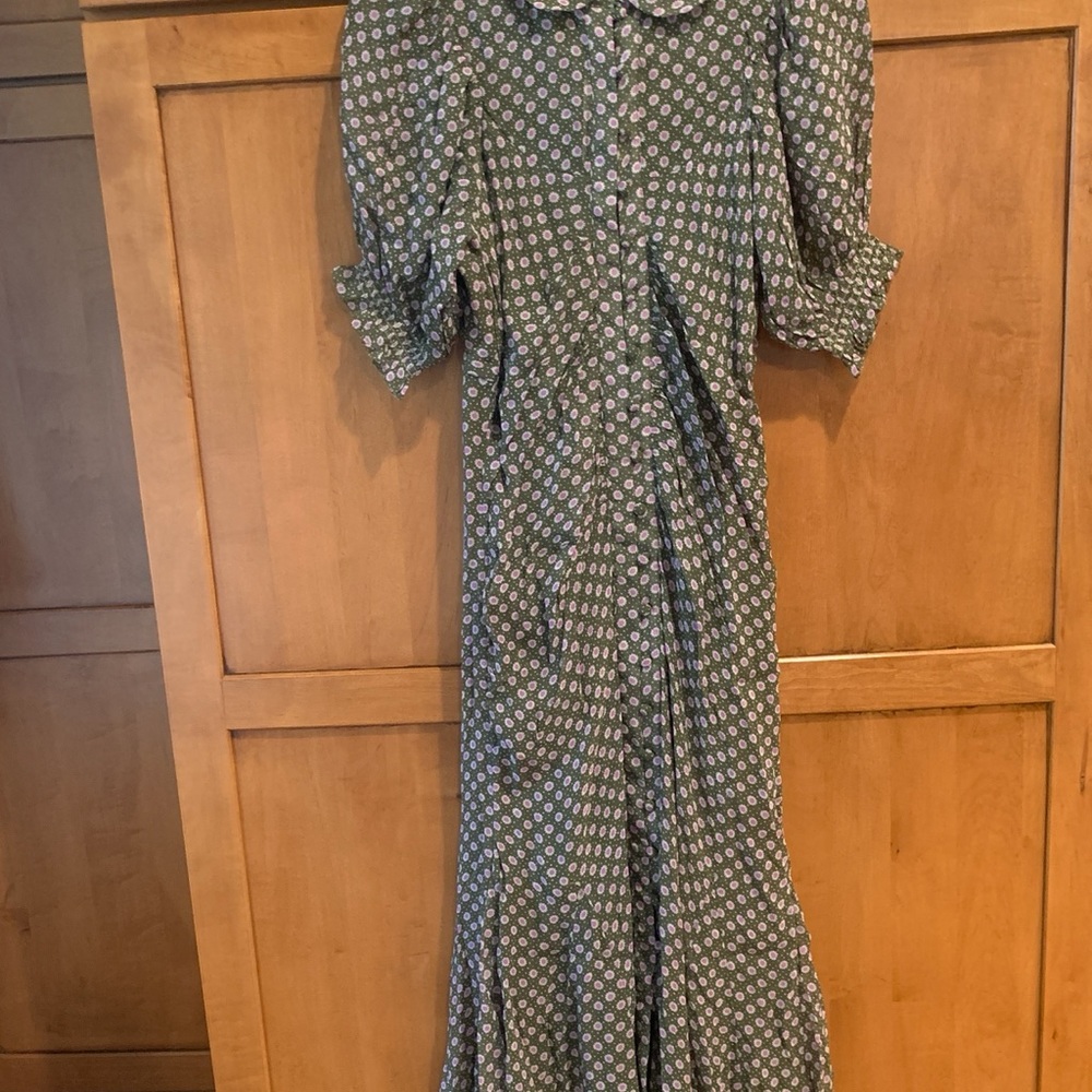 Anthropologie CollaredMaxi Dress/Size 4/NWT - Picture 6 of 16